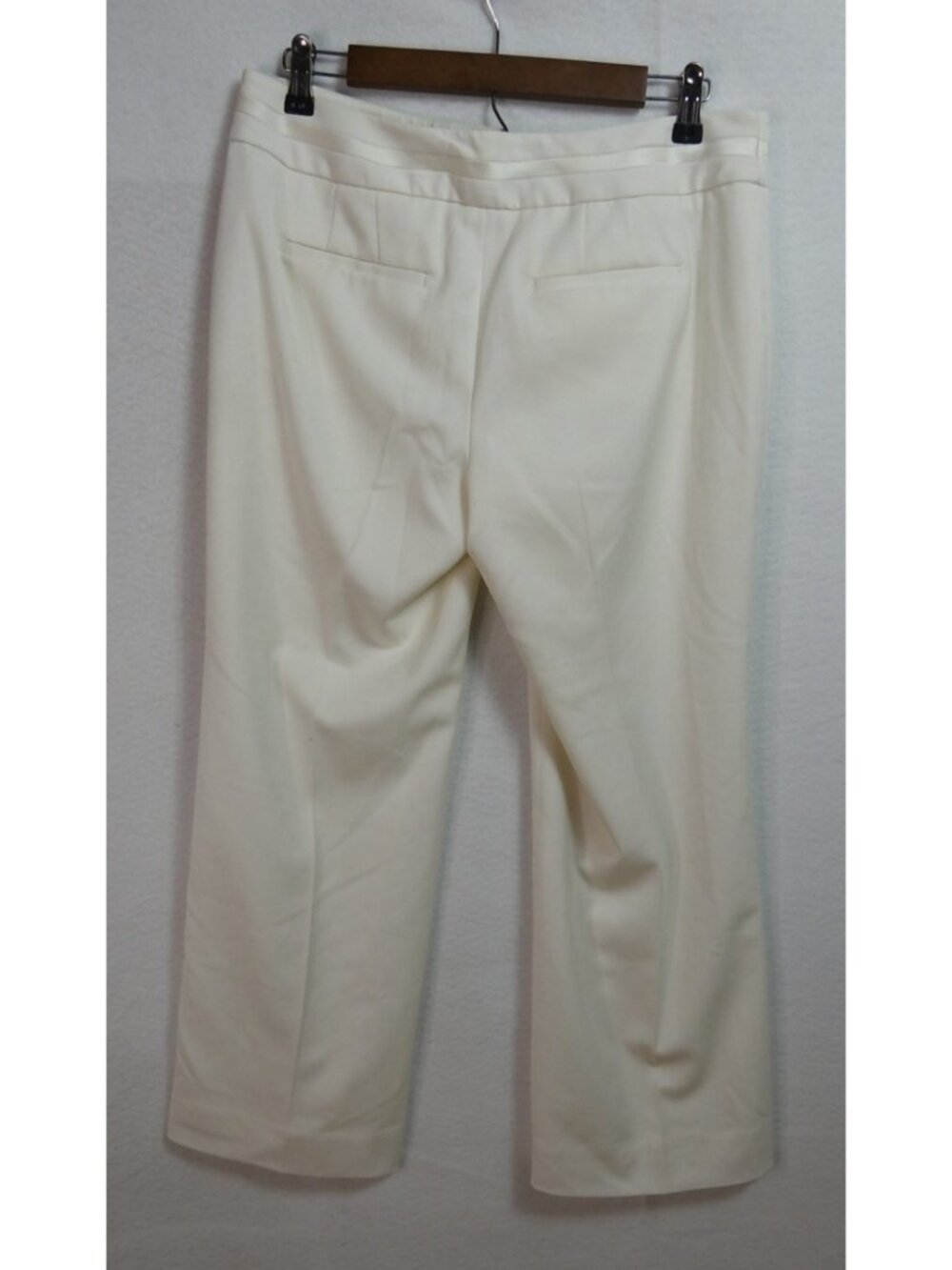 White House Black Market Legacy Modern Boot Pants Women's 8R Ivory Career Stret - Picture 3 of 8